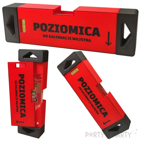 alko poziomica do kalibrowania majstra czerwony