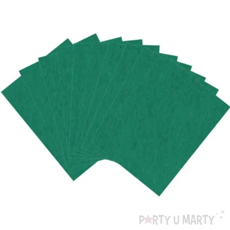 arkusze filcowe a4 kolor ciemny zielony aliga 10 szt