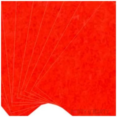 arkusze filcowe a4 kolor czerwony aliga 10 szt