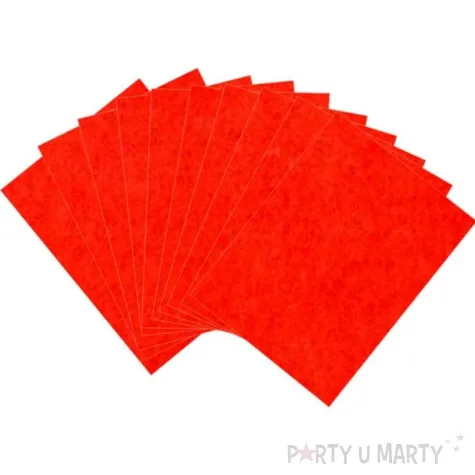 arkusze filcowe a4 kolor czerwony aliga 10 szt