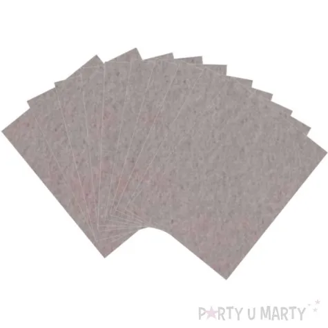 arkusze filcowe a4 kolor szary aliga 10 szt