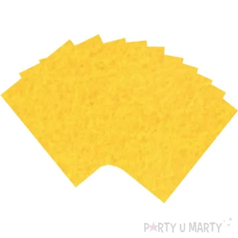 arkusze filcowe a4 kolor zolty ciemny aliga 10 szt