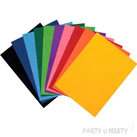 arkusze filcowe a5 kolor mix aliga 10 kol