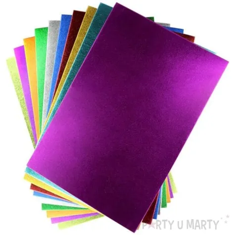 arkusze piankowe a4 craft metalizowany mix titanum 10 kol