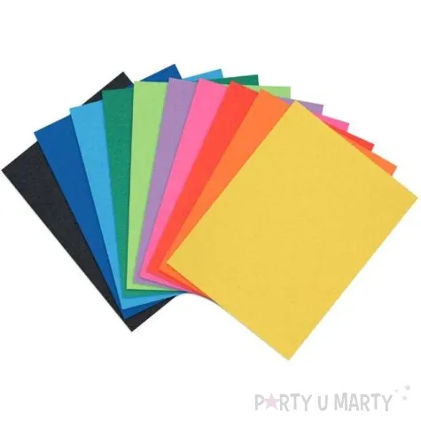 arkusze piankowe a4 samoprzylepne mix aliga 10 kol