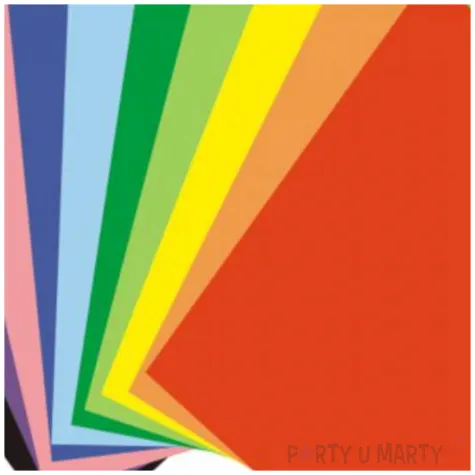 arkusze piankowe a4 teczowy mix aliga 10 kol