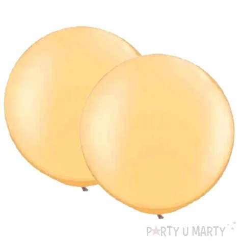 balon classic round zlote qualatex 30 2 szt