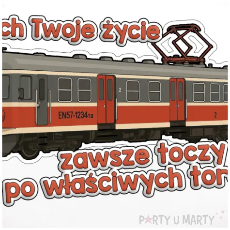 balon dla mikola fana kolei niech twoje zycie zawsze toczy sie po wlasciwych torach 18 en57