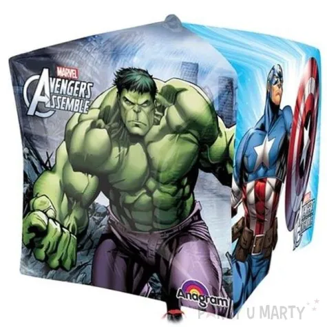 balon foliowy 15 avengers szescian qbz