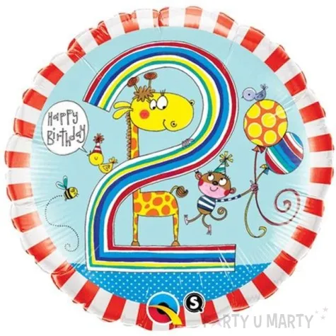 balon foliowy 18 2 dla chlopca okragly