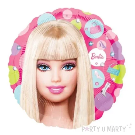 balon foliowy 18 barbie pattern