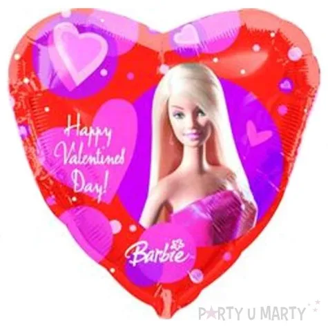 balon foliowy 18 barbie walentynki
