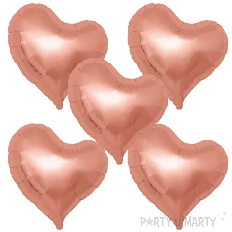 balon foliowy 5 serc rozowe zloto takarakosan 14 5 szt hrt
