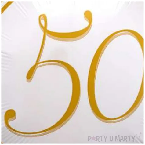 balon foliowy 50 rocznica slubu amscan 18 rnd