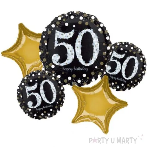 balon foliowy 50 urodziny sparkling celebration amscan zestaw