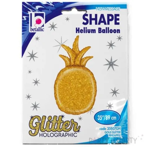 balon foliowy ananas brokatowy holo grabo 35 shp
