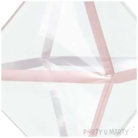 balon foliowy anglez diament rozowe zloto amscan 14 dmz