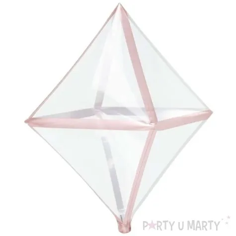 balon foliowy anglez diament rozowe zloto amscan 14 dmz