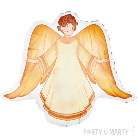 balon foliowy aniol chlopiec pomaranczowy partypal 28 shp