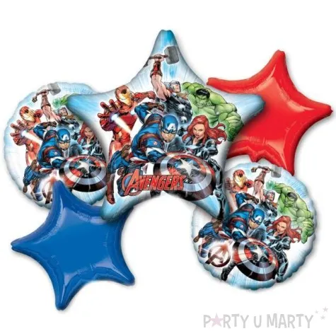 balon foliowy avengers amscan zestaw