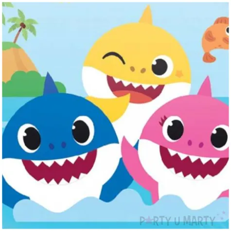 balon foliowy baby shark fun in the sun procos 18 rnd
