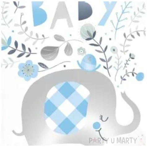 balon foliowy baby shower boy slonik godan 18 rnd