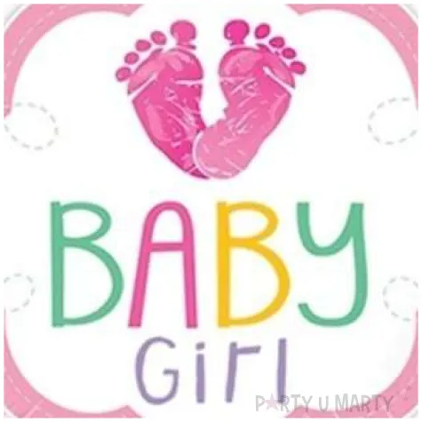 balon foliowy baby shower girl dwustronny qualatex 18 rnd