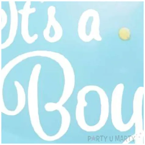 balon foliowy baby shower its a boy blekitny partypal 18 rnd