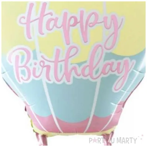 balon foliowy balon z koszem happy birthday godan 23 shp