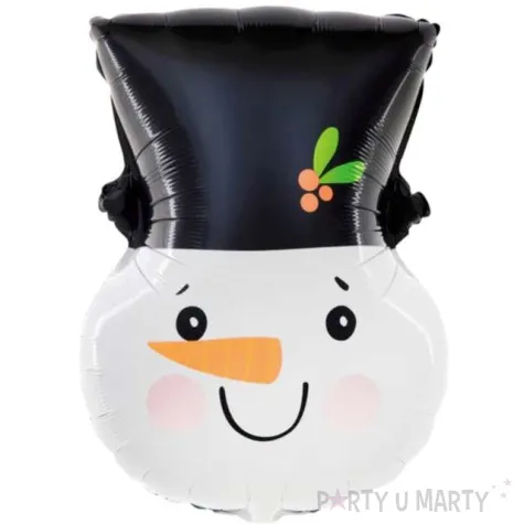 balon foliowy balwan glowa w kapeluszu partypal 25 shp