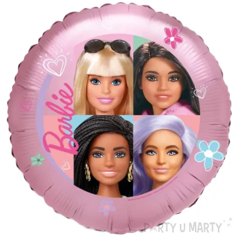 balon foliowy barbie sweet life rozowy amscan 17 rnd