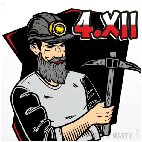 balon foliowy barborka gornik z kilofem bialy 18 rnd