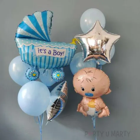 balon foliowy bobas chlopiec flexmetal 14 shp