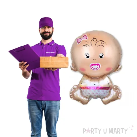 balon foliowy bobas dziewczynka dekoracjepolska 22 shp