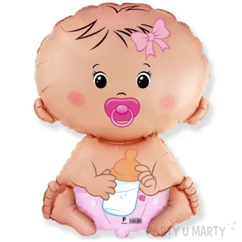 balon foliowy bobas dziewczynka flexmetal 26 shp