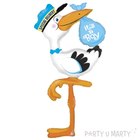 balon foliowy bocian its a boy grabo 60 shp