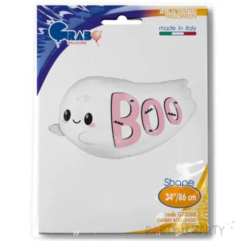 balon foliowy boo bialy duch grabo 34 shp