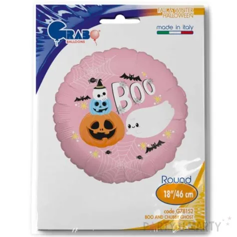 balon foliowy boo duch i dynia grabo 18 rnd