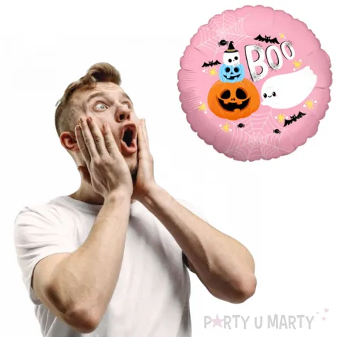 balon foliowy boo duch i dynia grabo 18 rnd