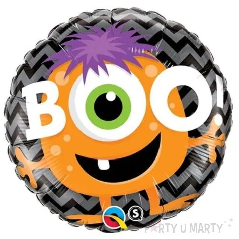 balon foliowy boo potwor chevron qualatex 18 rnd