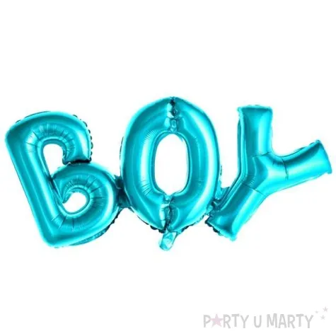 balon foliowy boy niebieski partydeco 26 ltr