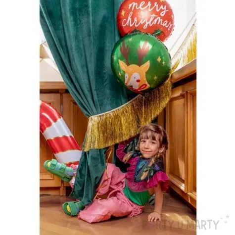 balon foliowy boze narodzenie renifer partydeco 18 rnd