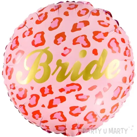 balon foliowy bride to be cetki rozowy partydeco 18 rnd