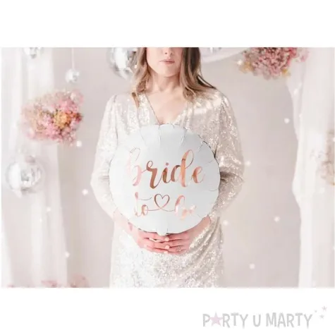 balon foliowy bride to be partydeco 18 rnd