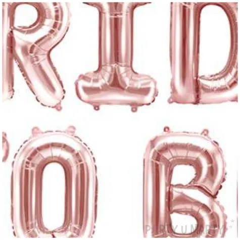 balon foliowy bride to be rozowe zloto partydeco 14 shp