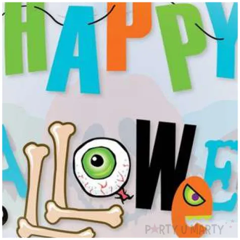 balon foliowy bubble happy halloween qualatex 22 orb