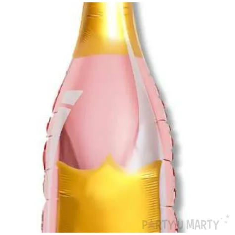 balon foliowy butelka szampana do wypisu rozowe zloto dekoracjepolska 41 shp