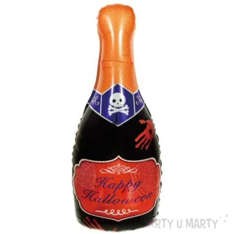 balon foliowy butelka szampana happy halloween partypal 39 shp