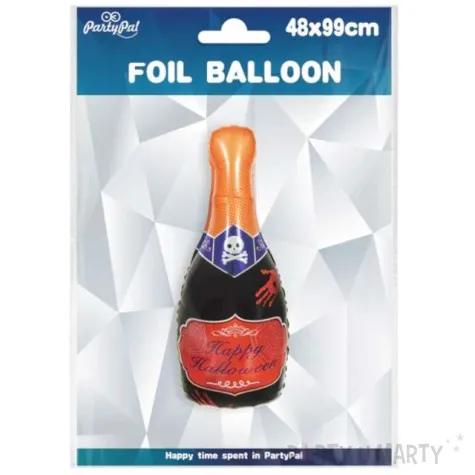 balon foliowy butelka szampana happy halloween partypal 39 shp