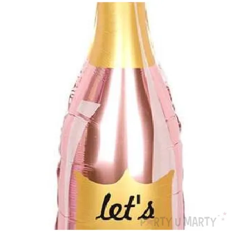 balon foliowy butelka szampana rozowe zloto jix 41 shp